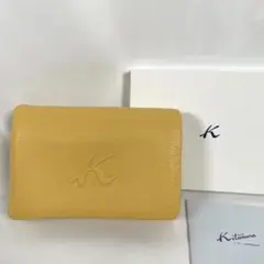 未使用 Kitamura キタムラ 二つ折り財布 バイフォールド レザー 箱付き
