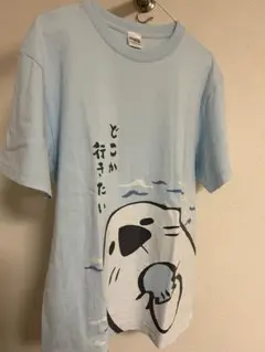 Tシャツ　花里みのり愛用ラッコTシャツ ブルー Mサイズ 「プロジェクトセカイ カラフルステージ! feat. 初音ミク」 リプコレ「花里 みのり 愛用 ラッコTシャツ」 – Colorful