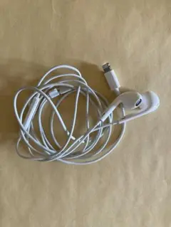 iPhone付属品 アップル純正ライトニングイヤホン