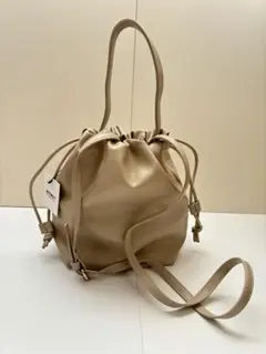 ZOZO購入Actually2way ショルダーバッグ ハンドバッグ ベージュ