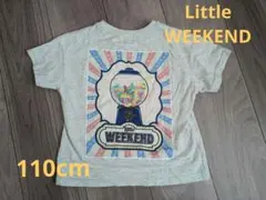 リトルウィークエンド キャンディマシーン 刺繍Tシャツ 110cm