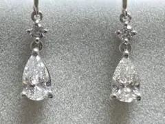 ダイヤモンド プラチナ ピアス 鑑定書