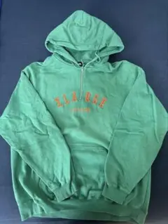 XLARGE グリーン ジップアップパーカー XL