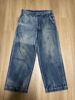 A.PRESSE US ARMY DUNGAREE DENIM TROUSERS