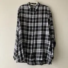 FREAK'S STORE ビックシルエット チェック ボリュームシャツ