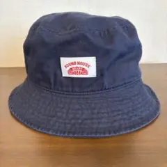 ROUND HOUSE ネイビー バケットハットL/XL