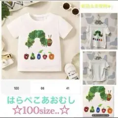 ◯新品・未使用人気シリーズ　はらぺこあおむし　Tシャツ☆100size残り少し
