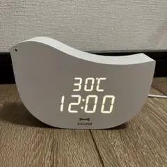 BRUNO ブルーノ　モチーフクロック BIRD BCA033 ホワイト