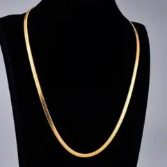 18kネックレスシンプルプライムチェーン鎖骨チェーンスネークボーンチェーン65