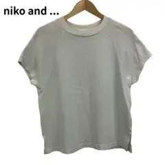 niko and ... ライトグレー ノースリーブ Tシャツ　丸首　M