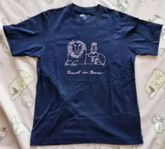 PEACE FOR ALL 半袖Tシャツ リサラーソン ネイビー Sサイズ