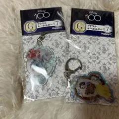 ディズニー アクリルキーホルダー 2個セット
