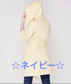 ☆即完売☆フード付ネイビー/ タグ付新品