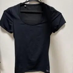 Mizuno ブラック アンダーシャツ レディース