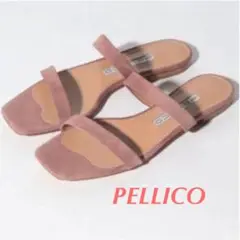 今月削除予定)PELLICOフラットサンダル 37.5 ローズ系