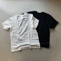 ２枚セット Hanes ヘインズ SHIRO KURO Tシャツ