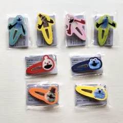 パペットスンスン　アクリルヘアクリップ　全8種　コンプリートセット　新品・未開封