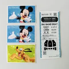 東京ディズニーランド TDL 使用済みチケット ビッグバンドビート 抽選券