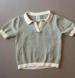 H&M ベビー ストライプ ポロシャツ 12-18M