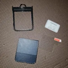 モトローラレイザー50Ultra用 カメラ保護フィルムとフリップケースセット