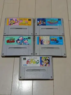 ジャンク品扱い スーパーファミコンソフト5点セット③