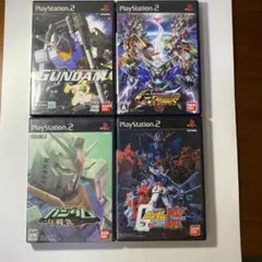 ◆PS2ガンダム系ソフト４本セット◆バンダイ◆プレイステーション２◆プレステ２