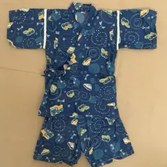 甚平 サンリオ ザラナバウツ 働く乗り物 110