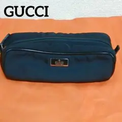 GUCCI 　グッチ　ポーチ　ペンケース　ブラック