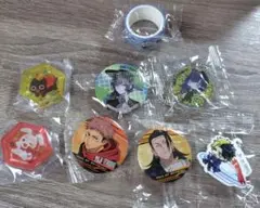 くら寿司 ビッくらポン ガチャ コラボグッズ 8点 缶バッジ 等