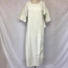 ブラックバイマウジー スリットTシャツワンピース アシメ レイヤードワンピース