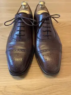 UNION IMPERIAL ストレートチップ ダークブラウン　メダリオン
