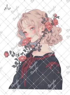 ℳ.オリジナル 人物ステッカー 7月新作 3-136