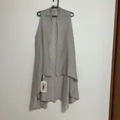プリーツ　ストール　ベスト