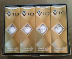 【新品・訳あり】TourStage V10 ゴルフボール パールホワイト 12個