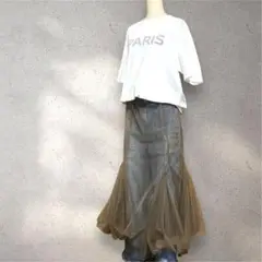⭐️新品未使用⭐️ MICALLE MICALLE上質PARISTシャツ半袖