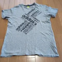 adidas グレー Tシャツ M