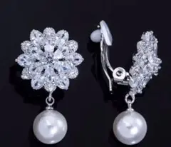 パール イヤリング アクセサリー レディース パーティー 華やか
