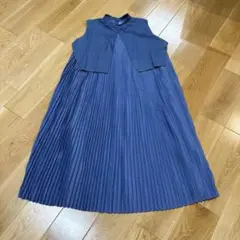 美品✨ear Papillonner ノースリーブシャツワンピース デニム風 F