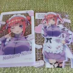 五等分の花嫁　中野二乃クリアカード