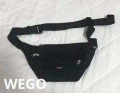 【美品】WEGO ボディバッグ 黒