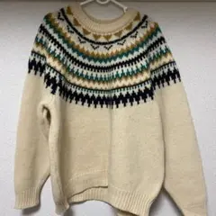 ヴィンテージ 古着 柄ニット 90s80s