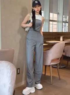 GRLグレイルタックロールアップベアオールインワンXS