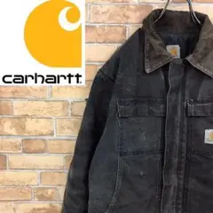 【カーハート】Carhartt デトロイトジャケット ダック地 刺繍ロゴ