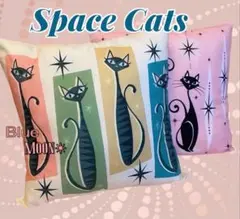 ◆Black Cats✴︎クッションカバー2枚set♡atomic◆新品未使用◆