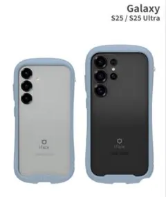 iFace Galaxy S25 強化ガラス クリアケース