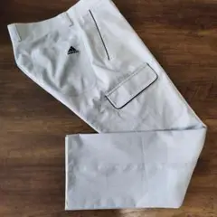 adidas ゴルフパンツ ライトグレー　サイズ79　訳あり