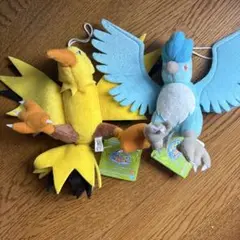 ポケモン　フリーザーとサンダー ぬいぐるみセット