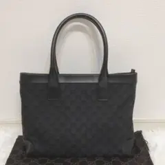 【美品】GUCCI グッチGG柄 バンドバッグ レディース ブラック