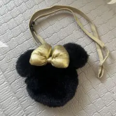 ミッキー型ファーポシェット ディズニー