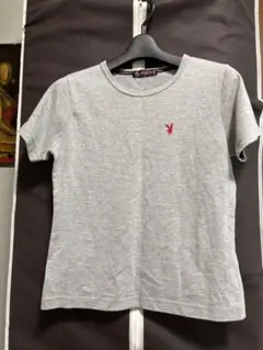 PLAYBOY グレー Tシャツ